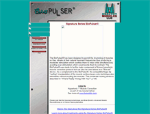 Tablet Screenshot of biopulser.com